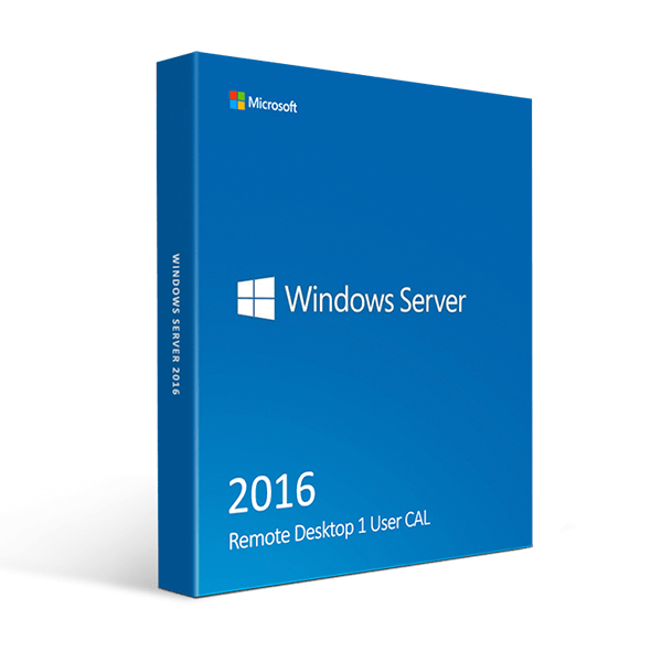 Microsoft Windows Server 2016 Remote Desktop 1 User CAL