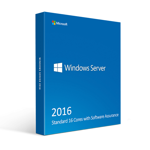 Microsoft Windows Server 2016 Standard 16 Cores with Software Assurance