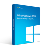 Thumbnail for Microsoft Windows Server 2019 Remote Desktop 5 User CALs