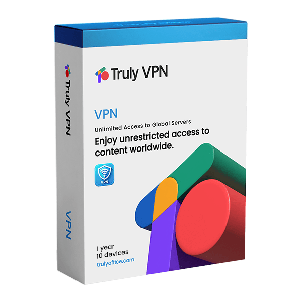 Truly Office software Truly VPN 1 Yr 10 Devices