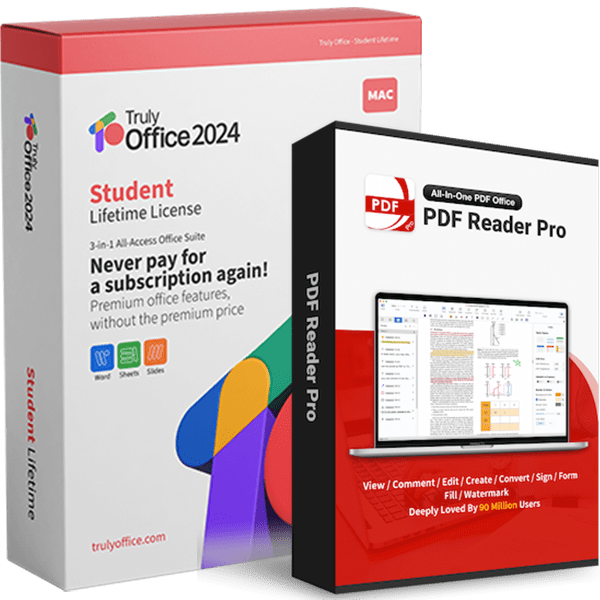 Truly Office Truly Office Student for Mac Lifetime License + PDF Reader Pro