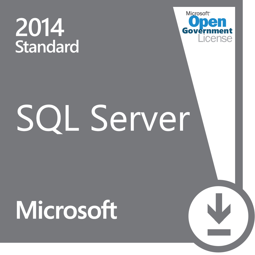 Microsoft SQL Server Standard 2014 - Open Government